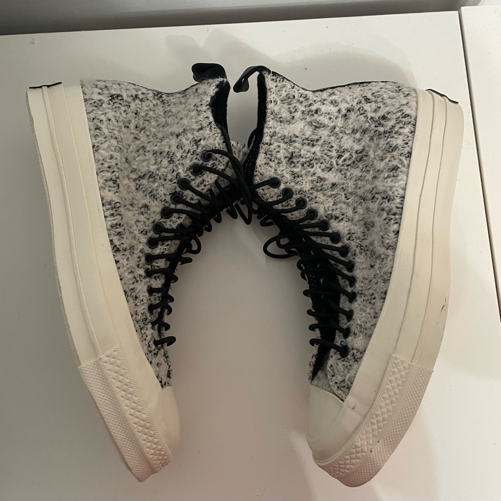 NWOB Converse Chuck 70 Boucle Wool High Top Sneaker - Picture 5 of 7